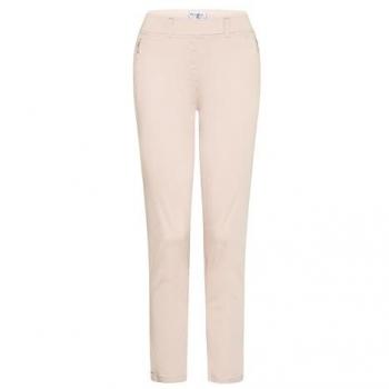 Brax Pantalon Lavina Zip Beige Super Slim 48