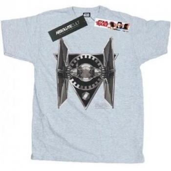 Star Wars T-Shirt Grigia Uomo The Last Jedi TIE Fighter