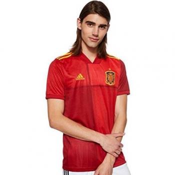 Adidas Men's Home Short Sleeve Red Jersey – Medium Fit