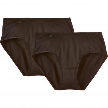 Sloggi Damen Slip Feel Pure Midi C3P, 44, Schwarz