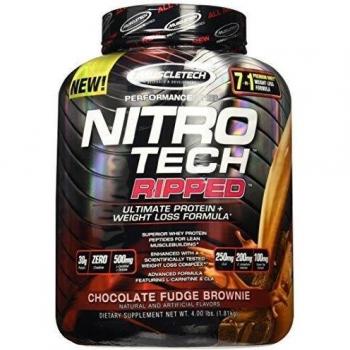 Muscletech Nitrotech Proteína Chocolate Fudge Brownie. 1.82Kg
