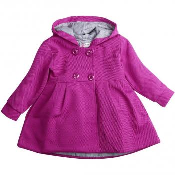 Veste d’hiver plumeux avec capuche pour bébés et jeunes filles
