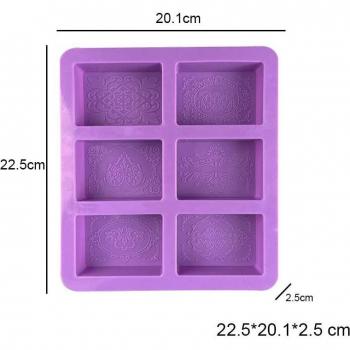 Moldes de Cocina 4 Cavidades: Redondo, Ovalado, Cuadrado y Corazón