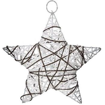 Etoile de Noël pailletée à suspendre