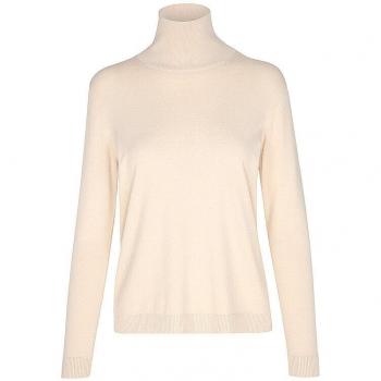 Damen Pullover von Max Mara Weekend mit Rundhalskragen in Creme, Größe XL