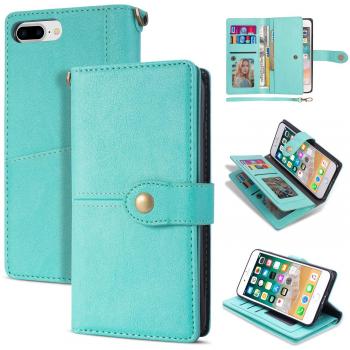 Protective Flip Cover with Card Holder for iPhone 6/6S, Mint