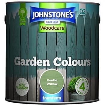Johnstones Woodcare Garden Colours Paint 2.5l Gentle Willow