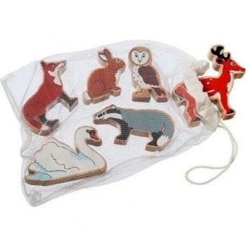 Pyramid Animals of the Savannah wooden Lanka Kade (bag of 4)