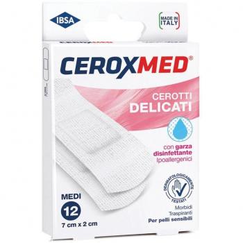 Cerotti delicati ceroxmed medi 12 pezzi