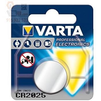 Pila boton litio Varta 3V CR2025