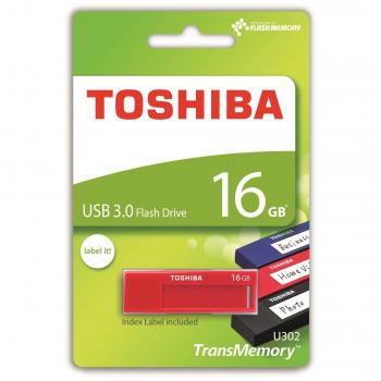Pen Drive USB 16GB Toshiba Daichi USB 3.0 Rojo