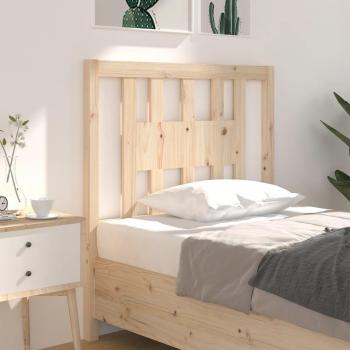 VidaXL Solid Wood Pine Headboard 106x4x100 cm