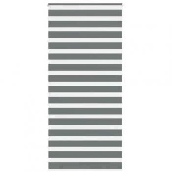 Premium Dark Grey Zebra Blinds – 105x230 cm, 100.9 cm Fabric, Polyester – Vidaxl