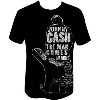 Black Johnny Cash “Man Comes Around” T‑shirt, L size