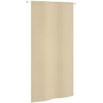 Paravento Beige per Balcone 120x240 cm in Tessuto Oxford