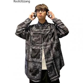 Blouse Grande Talla XXL: Estilo Hip Hop y Bohemio Japonés