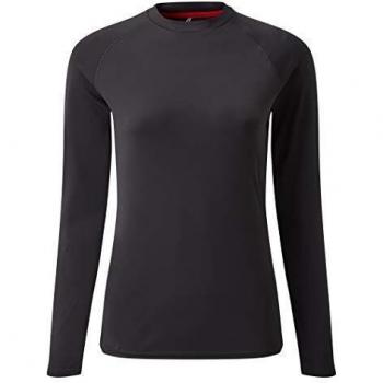 Gill UVTEC Women's Charcoal Long Sleeve T-Shirt, 38 US
