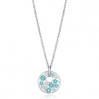 Viceroy Collar de Flores en Acero Plateado