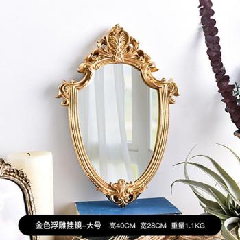 Colgante de Oro para Espejo de Maquillaje Vintage