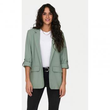 Blazer Elegante Verde Aris Sin Borde Mujer