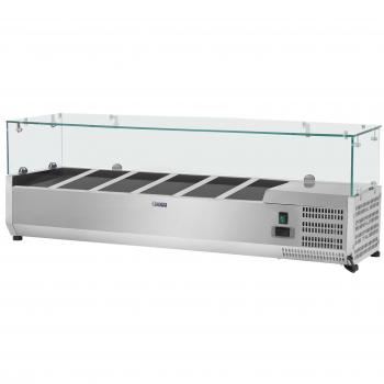 Vetrina da banco refrigerata 140 x 33 cm