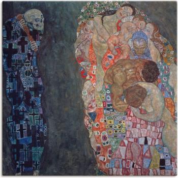 Vollendet 1916: Tod und Leben (Kunstposter)
