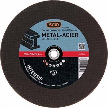 Disque abrasif à moyeu plat 300mm pour métaux