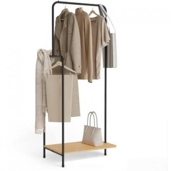 Porte-manteau résistant jusqu'à 18kg Newlux Hangy Wood 100