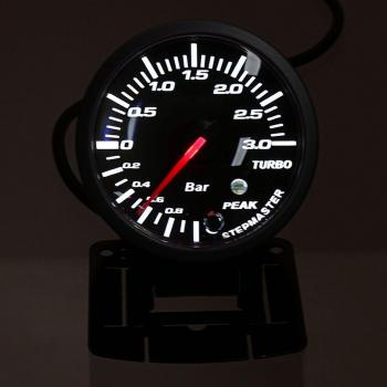 60mm Smoked Dial Face Digital Boost Gauge