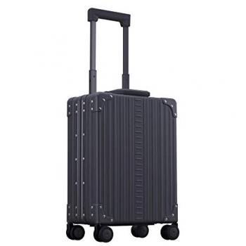 Aleon Business Trolley 50 cm mit Laptopfach, 4 Rollen, Schwarz