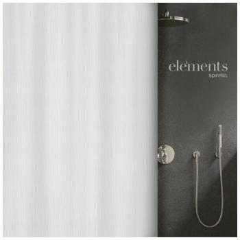 Rideau de douche blanc 180x180cm Mera en polyester