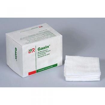 GAZIN Mullkomp. 10 × 12,5 cm unsteril 12‑fach Pack –