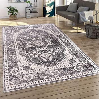 Paco Home Teppich »Foggia 777«, rechteckig, 12 mm Höhe, Kurzflor, Orient Optik, Vintage Design