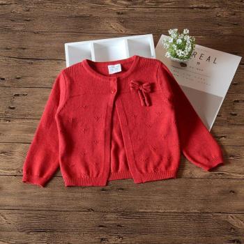 Suéter bebé de algodón rojo, 24 meses, RKC185061