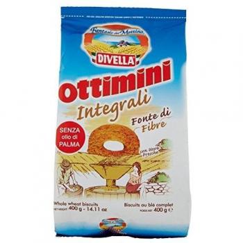 DIVELLA Biscotti Ottimini Integrali Da 400 Grammi
