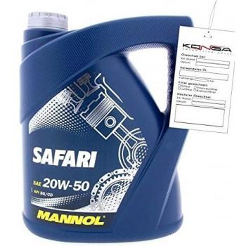 MANNOL Safari 20W-50 Hochleistungs-Motorenöl, 5l