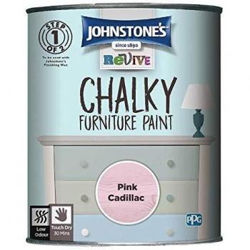 Johnstones Revive Chalky Paint 750ml Pink Cadillac