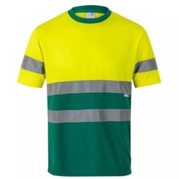 Camiseta VELILLA 305506 de Alta Visibilidad y Transpirabilidad
