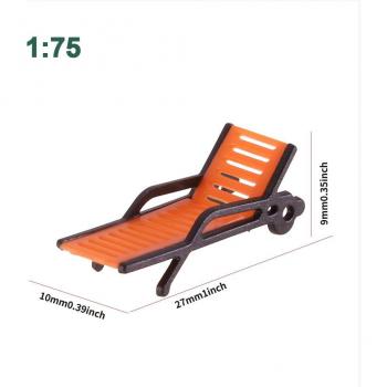 Miniature Beach Chairs Set