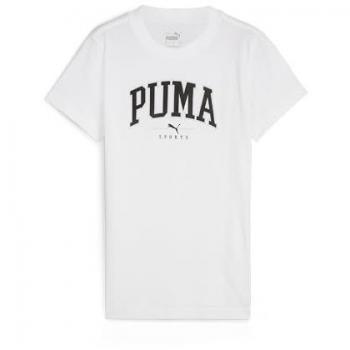 PUMA T-Shirt SQUAD GRAPHIC Damen Weiß L