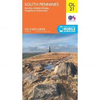 Ordnance Survey Map of South Pennines