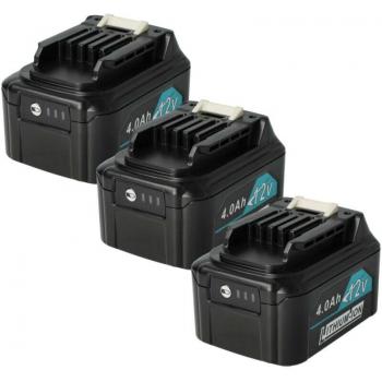 Batteries 3‑unites Makita JV102 – 4000 mAh, 12 V Li‑ion