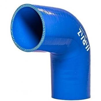 Manguito de Silicona Azul 90 Grados Ø 57 mm