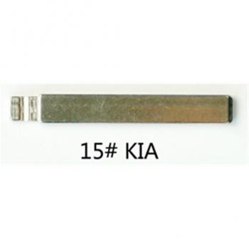 KIA VENNA KEYDIY Fernbedienungsklippschlüssel‑Set – 10 Stück, 15 # Klinge (HU134TE)