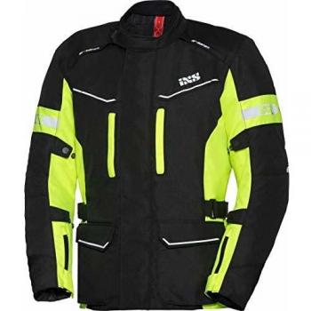 Schwarz/Neon/Gelb IXS Tour Evans‑ST Motorrad‑Textiljacke – XL