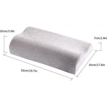 Velvet Memory Foam Neck Pillow
