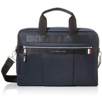 Tommy Hilfiger Herren Elevated Nylon Laptop Tasche, Blau
