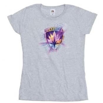 Galaxy Guardians Women’s Abstract Star‑Lord T‑Shirt in Grey
