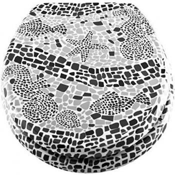 Georges Mobilière de WC Abaissement MDF – Look Mosaic Optique