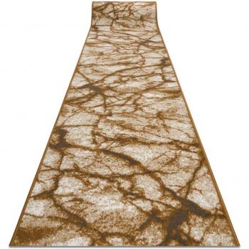 Passatoia BCF Morad Marmur 100×190 cm – Beige/Oro/Grigio